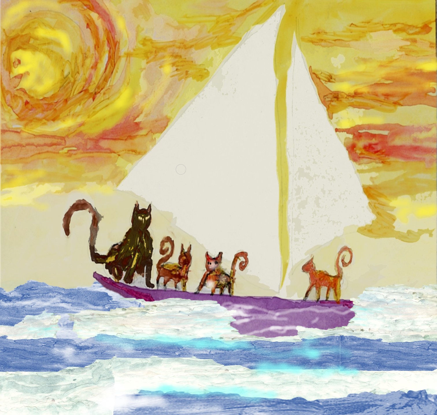 Cats-go-sailing